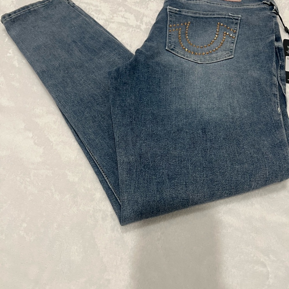 True Religion Women's Jeans with Crystals - Picture 3 of 10